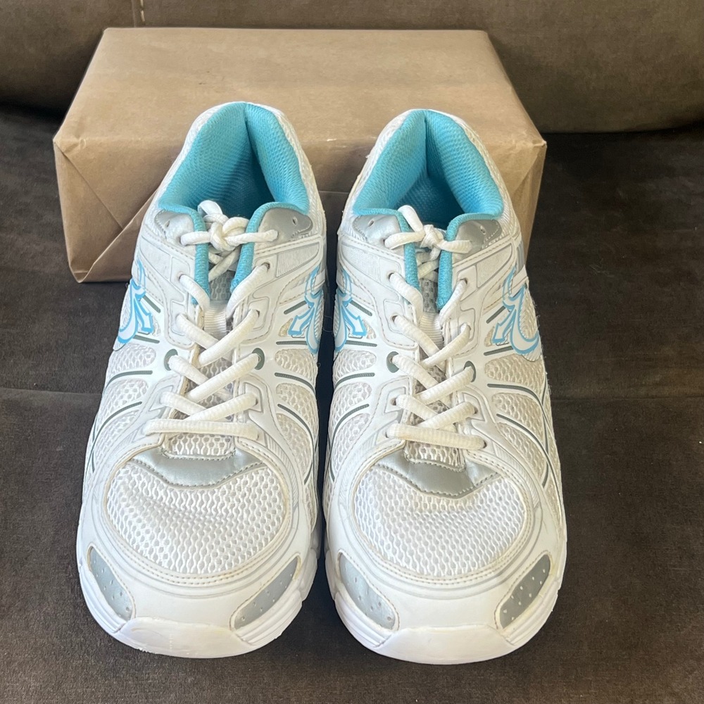 Gravity Defyer G-Defy Women's Size 10‎ White Blue Athletic Shoes EUC - Picture 4 of 8